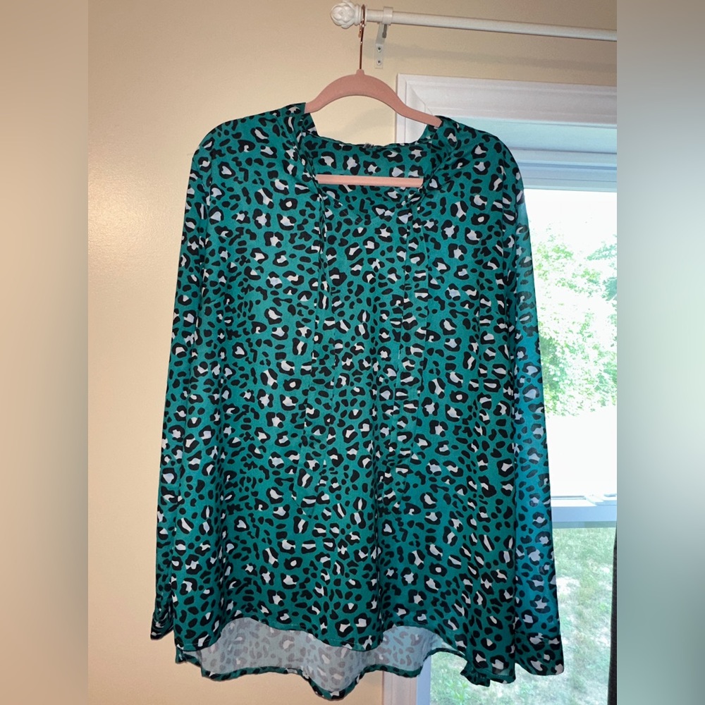 Plus size dress shirt